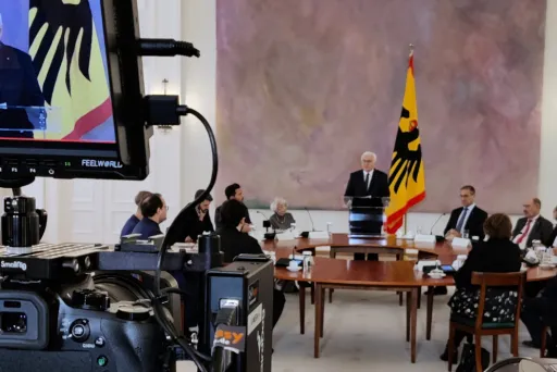 Ansprache des Bundespräsidenten im Schlosse Bellevue, übertragen von easylivestream